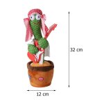 Peluche cactus dansante torsadé electronique, jouet educatif amusant, décoration de bureau, cadeau pour ... Peluche cactus dansante torsadé electronique, jouet educatif amusant, décoration de bureau, cadeau pour ...