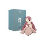 Peluches calins manchots roses Peluches calins manchots roses