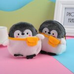 Peluche canard en peluche, oreiller doux, d�coration, cadeau d'anniversaire pour enfants (2 pi�ces)