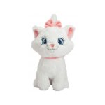 Peluche chat blanc marie 33 cm - set doudou enfant aristochats + carte animal Peluche chat blanc marie 33 cm - set doudou enfant aristochats + carte animal