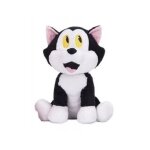 Peluche chat figaro 30 cm - doudou collection pour pinocchio - set jouet enfant + 1 carte tigre