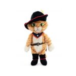 Peluche chat pott� 33 cm - doudou collection - set jouet enfant + 1 carte tigre