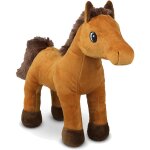 Peluche cheval 60824 marron clair et marron foncé Peluche cheval 60824 marron clair et marron foncé