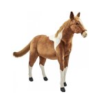 Peluche cheval bicolore g�ant 150 cm (150 cm)