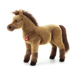 Peluche cheval debout marron 50cm - peluche licence trudi - animaux de la ferme Peluche cheval debout marron 50cm - peluche licence trudi - animaux de la ferme