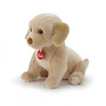 Peluche chien c�lin assis labrador 23 cm marron - trudi - mixte - int�rieur - enfant