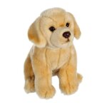 Peluche chien labrador beige - gipsy toys - assis, 25 cm