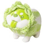 Peluche de chou shiba inu, chien, lgumes, fe, dessin anim, plante douce, poupe, oreiller, jouets ...