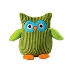 Peluche chouette c�tel�e l�onie - 60518 - vert