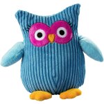 Peluche chouette côtelée owl - 60517 - bleu Peluche chouette côtelée owl - 60517 - bleu