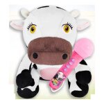 Peluche - claudio reig - lola la vache - multicolore - amplificateur - microphone