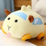 Peluche cochon d'inde de dessin anim, poupe de chiffon, poupe hamster poupe souris abi (bordure bleue) ...