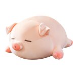 Peluche cochon rose de 40cm, animal en peluche, dessin anim� kawaii, oreiller doux, d�coration de la ...
