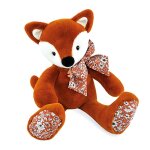 Peluche copains clins renard orange 40 cm - histoire d'ours