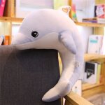 Peluche en coton représentant un dauphin, une vie marine, une poupée endormie, un cadeau de noël bleu ... Peluche en coton représentant un dauphin, une vie marine, une poupée endormie, un cadeau de noël bleu ...