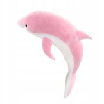 Peluche dauphin créative, jouet, oreiller de couchage, poupée en peluche rose, 50 cm Peluche dauphin créative, jouet, oreiller de couchage, poupée en peluche rose, 50 cm