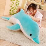 Peluche dauphin en forme de vie marine, grande poupée, oreiller, tissu super doux dauphin bleu - 70 cm ... Peluche dauphin en forme de vie marine, grande poupée, oreiller, tissu super doux dauphin bleu - 70 cm ...