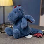 Peluche dinosaure de dessin anim assis petit dragon volant poupe mignonne poupe douce poupe cadeau ...