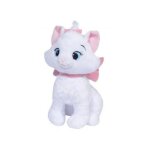 Peluche disney : chat blanc marie 26 cm - doudou licence enfant - aristochats