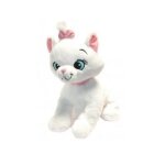 Peluche disney : chat blanc marie 37 cm - doudou licence enfant - aristochats