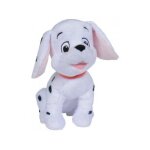 Peluche disney : chien blanc et noir rolly 33 cm - doudou licence enfant - 101 dalmatiens - animal - ...