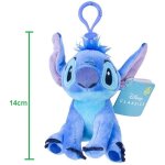 Peluche - disney - stitch - 14 cm - attache