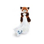 Peluche doudou attache tetine panda roux 12 cm, carre lange - boite cadeau - naissance, bebe - set jouet ... Peluche doudou attache tetine panda roux 12 cm, carre lange - boite cadeau - naissance, bebe - set jouet ...