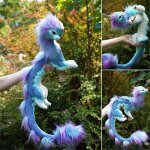 Peluche dragon raya et le dernier dragon, 60cm, animal doux, poup�es kawaii, cadeau d'anniversaire