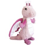 Peluche dragon rose 30 cm - histoire d'ours