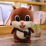 Peluche ecureuil mignon, poupe hamster, oreiller pour enfants, poupe endormie, poupe fille ecureuil ...