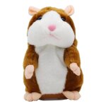 Peluche electrique de 15cm pour enfants, hamster et souris parlant, jouet educatif, rptition d'enregistremen ...