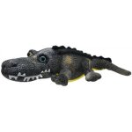 Peluche enfant crocodile brun 35 cm - doudou animaux de la savane - nouveaute