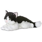 Peluche flopsie oreo le chat noir et blanc