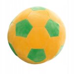 Peluche football jaune vert