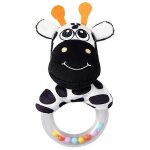 Peluche en forme de dessin anim, accrocheur, 3 styles, hochet a main, clochette, jouet pour la maison, ...
