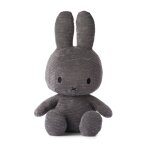 Peluche g�ante miffy velours cotel� grise 70 cm - nijntje miffy