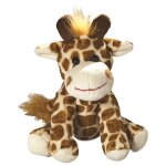 Peluche girafe gaby - 60031 marron