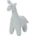 Peluche girafe tricot?e - 60934 - gris clair Peluche girafe tricot?e - 60934 - gris clair