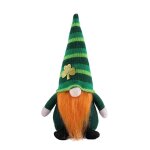 Peluche gnome de la saint - patrick, chapeau vert, fait a la main, jouet elfe de style scandinave pour ...