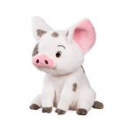 Peluche grand cochon pua 55 cm - doudou licence vaiana - set jouet enfant + 1 carte tigre