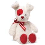 Peluche gund chien amour 28 cm