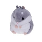 Peluche de hamster pour enfants, jouets mignons et doux, sac de bijoux, pendentif cl, machine a saisir, ...