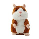 Peluche hamster parlant de 15cm, jouet interactif d'enregistrement, cadeau pour enfants Peluche hamster parlant de 15cm, jouet interactif d'enregistrement, cadeau pour enfants