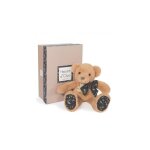 Peluche histoire d ours copain clin ours marron clair 25 cm