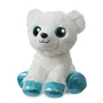 Peluche igloo ours polaire 30 cm