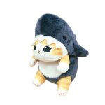 Peluche japonaise posturale - chat d�guis� mofusand shark