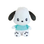 Peluche jemini pochacco 13 cm blanc licence sanrio