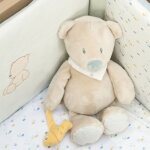 Peluche jules l'ours polaire 30 cm - nattou