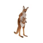 Peluche kangourou avec b�b� 100 cm anima