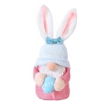 Peluche lapin gnomes de pques, poupe tenant des ¿ufs sans visage, pendentif de vacances, jouet pour ...